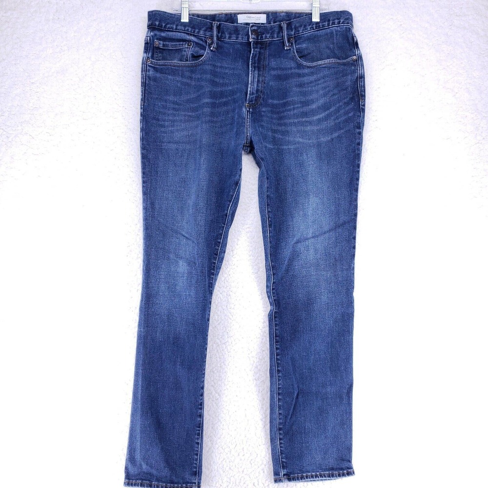 GAP 1969 Slim Blue Jeans Men Size 33W x 32L Denim Casual Pants